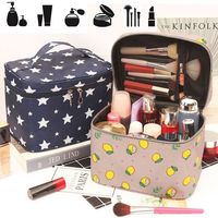 Waterproof Travel Makeup Bag Large Capacity Handheld Design Women's Cosmetic Bag Toilet Storage Cosmetic Box