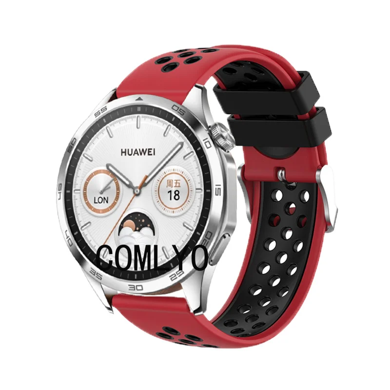Huawei Watch gt 4用3in 1シリコンストラップ,ソフトスポーツブレスレット,スクリーンプロテクターフィルム