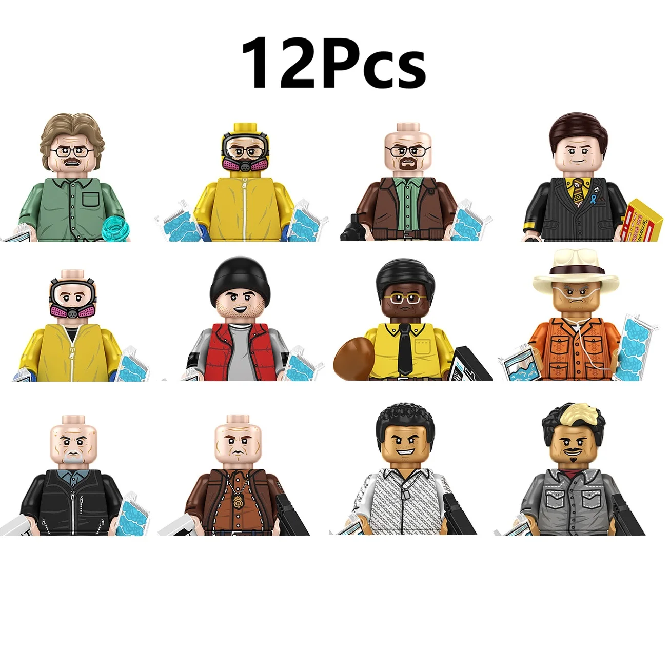 TP1055 Breaking Bad Set Bausteine Walter White Mini-Actionfigur Spielzeug – Detail 10