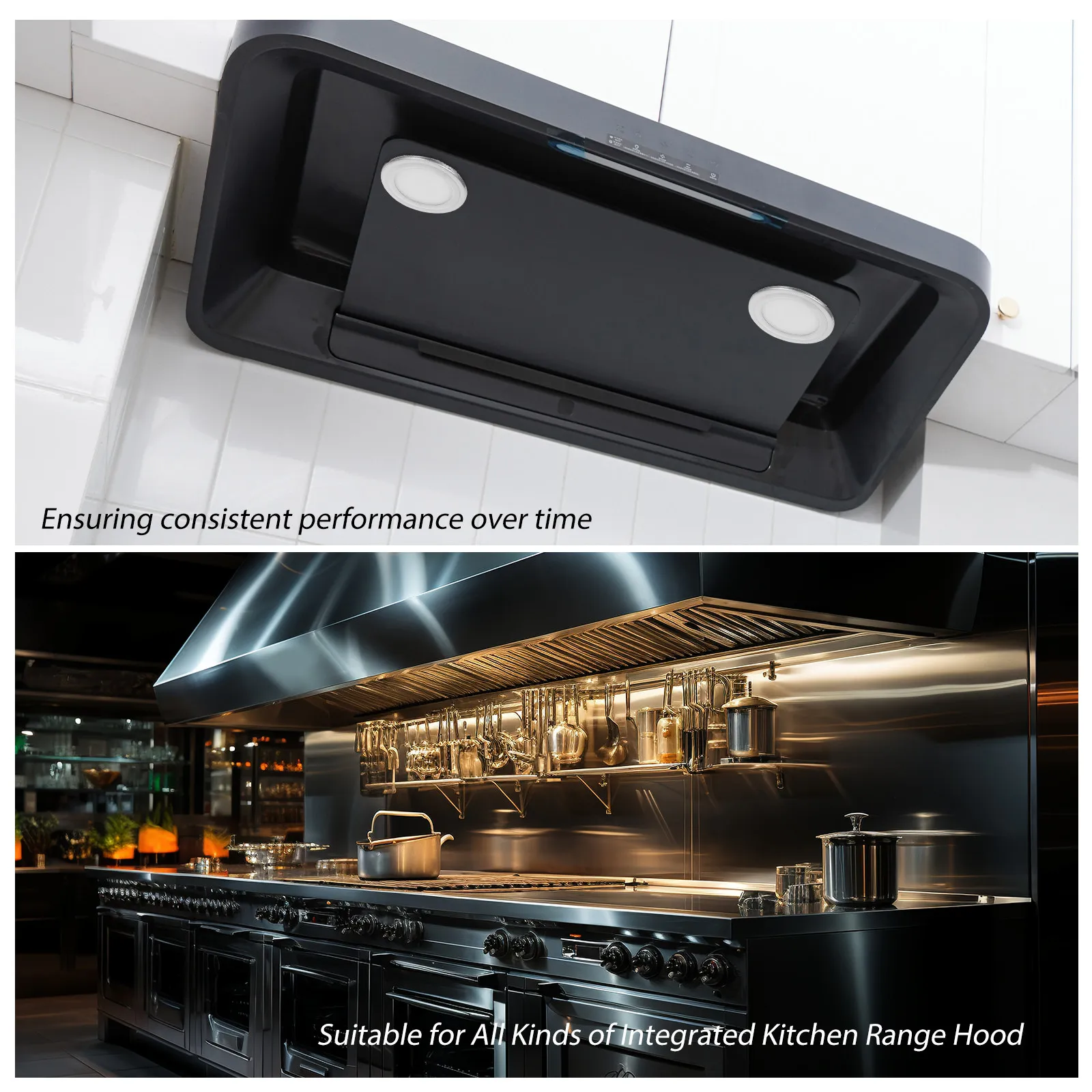 LED Range Hood Light Replacement Panel for Stove Hoods Lighting Long Lifespan Glass Plastic Build Kitchen Hood Light