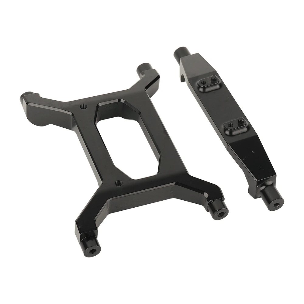 2pcs Metal Rear Lower Chassis Brace Frame Support For Axial SCX6 Jeep JLU Wrangler AXI05000 1/6 RC Crawler Car Upgrade Parts