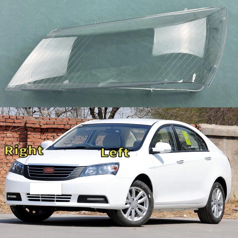 

For Geely Emgrand EC7 Sedan Black Base 2009-2013 Front Lampshade Lamp Shell Headlamp Cover Headlight Shade Lens Plexiglass