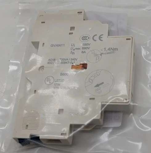 Brand New Original GVAE1 GVAE11 GVAE20 GVAN11 GVAN20 Motor Protector Auxiliary Contact Side Installation Fast Transport