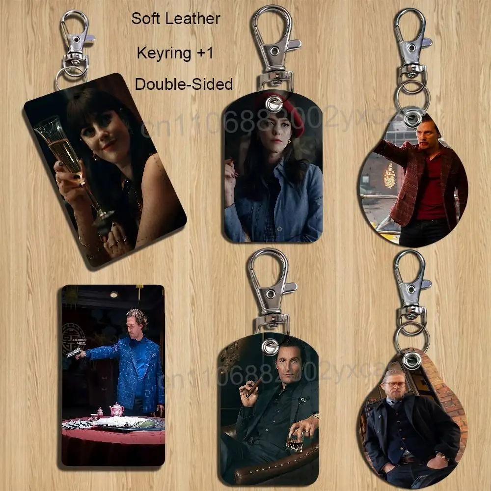 

Kaya Susie Glass Gentlemen Card Holder Keychain Key Ring Door Lock Access Protective Case For Security Gift