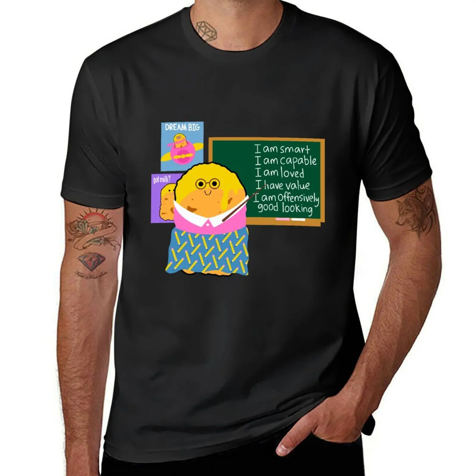 Nugget Affirmations T-Shirt anime blanks hippie clothes T-shirts for men cotton