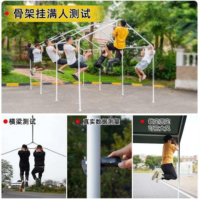 Large commercial wind-resistant canopy Outdoor mobile parking shed Awnings for market stalls Internet celebrities Camping tents