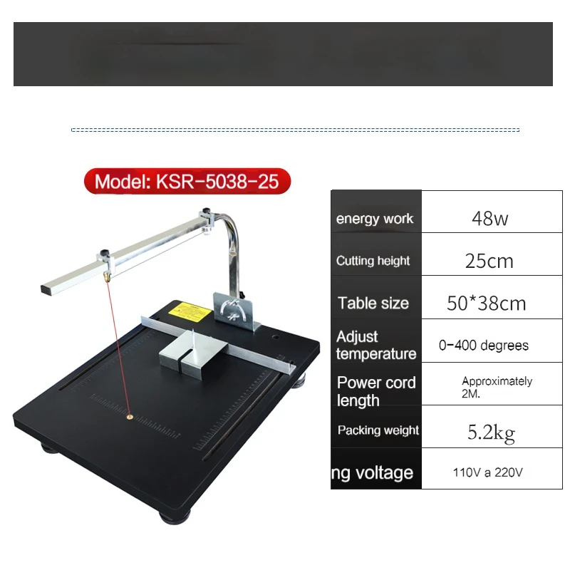 Imagem -02 - Máquina de Corte Quente do Isopor do Fio Ferramentas de Aquecimento Espuma Elétrica Placa do Poliestireno 220v 110v