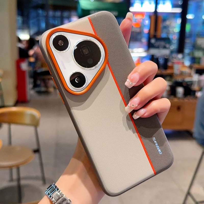 

Чехол для Huawei Pura 80 Pro Plus, модный защитный чехол из искусственной кожи для Huawei Pura 70 80 Ultra, чехол для телефона