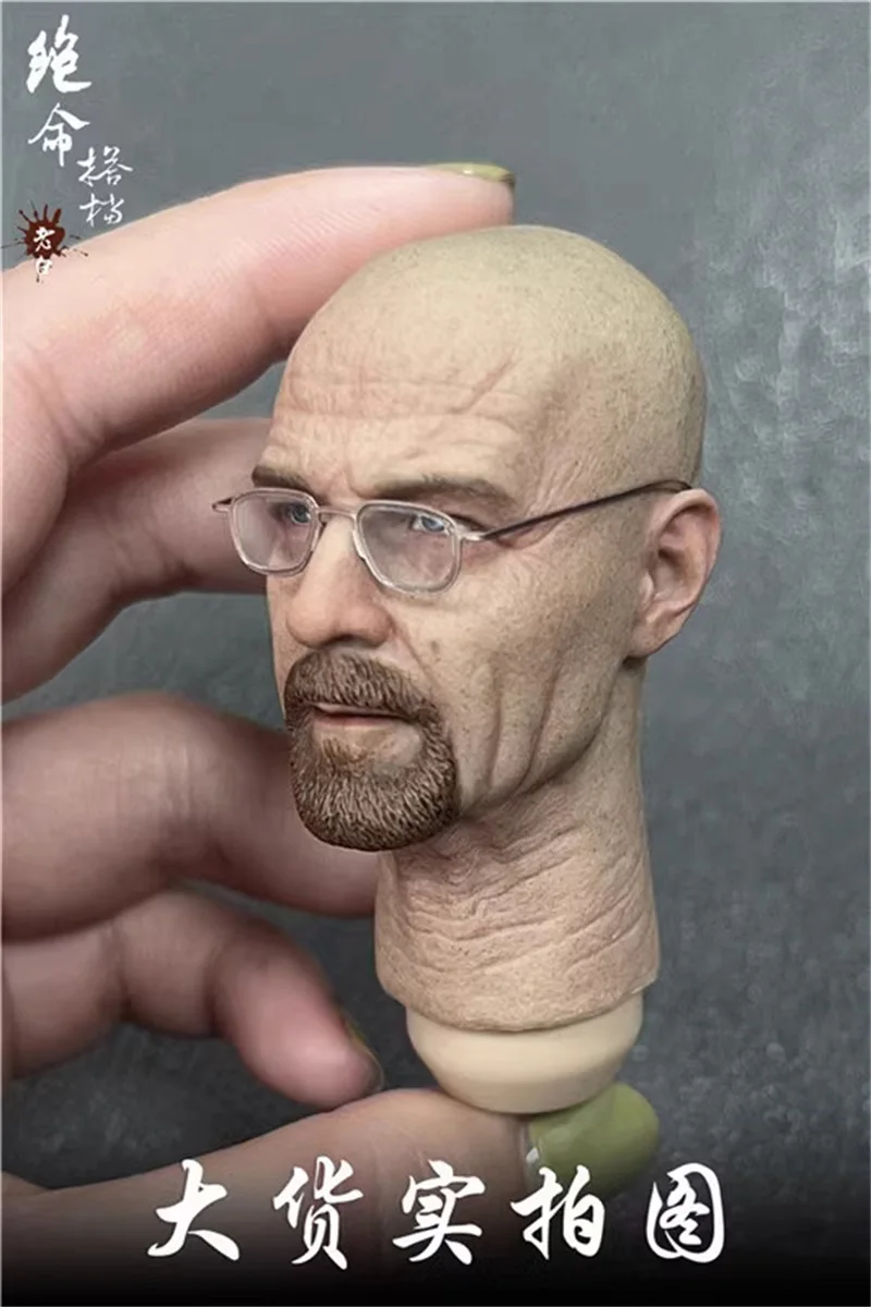 In magazzino 1/6 The Breaking Bad Series anziani White Guy Man Male Head Sculpt Carving per 12 "PH COO DAM Action Figure