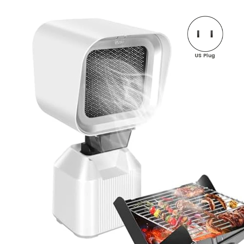 Портативная вытяжка ABDJ, мини-настольная вытяжка, 2-скоростной выдвижной кухонный вытяжной вентилятор для внутреннего дымоудаления, вилка стандарта США