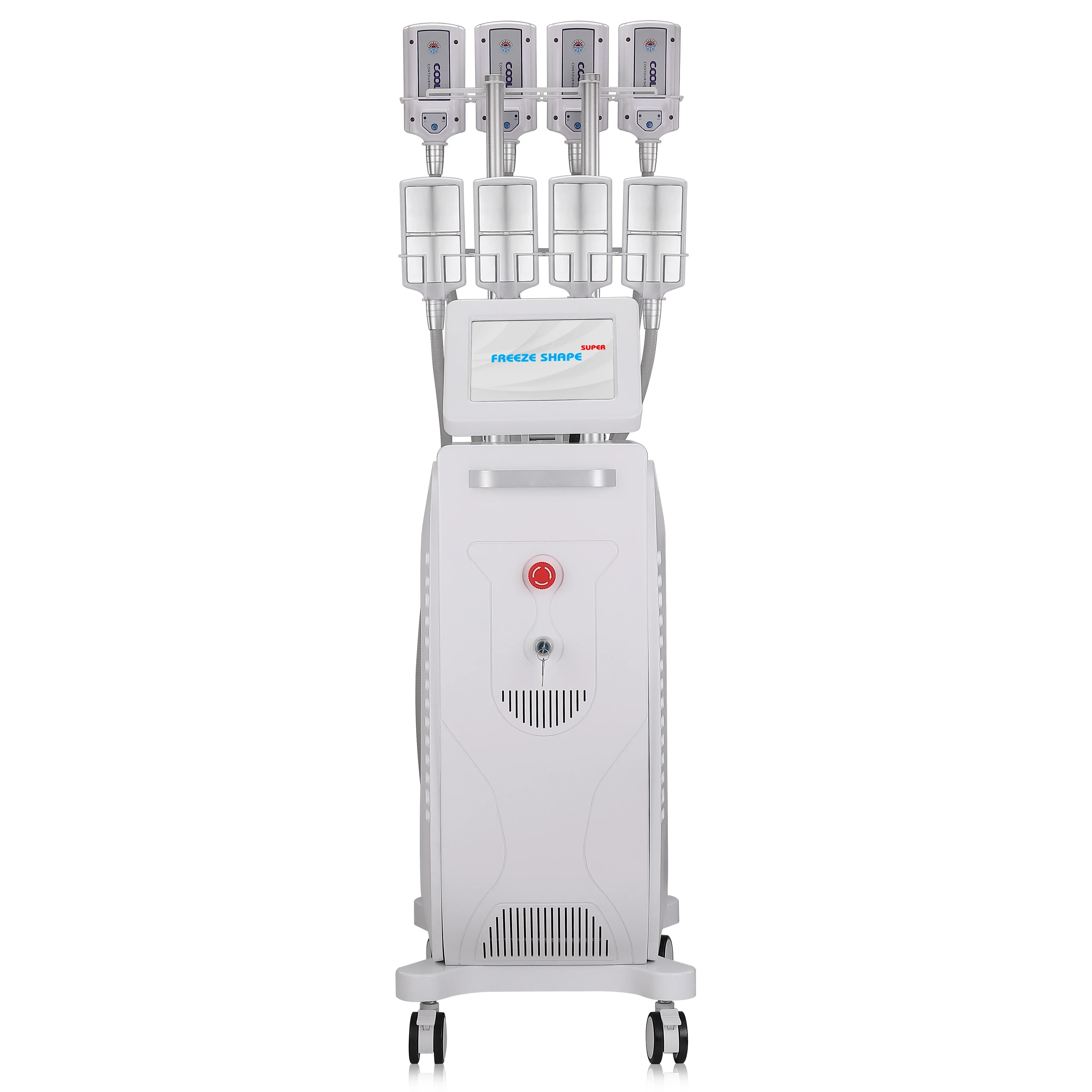 حار بيع 8 مقابض التبريد تقليل الوزن تقليل الدهون دائم آلة فقدان الوزن EMS وسادة درجة الحرارة المنخفضة الوزن المجمد