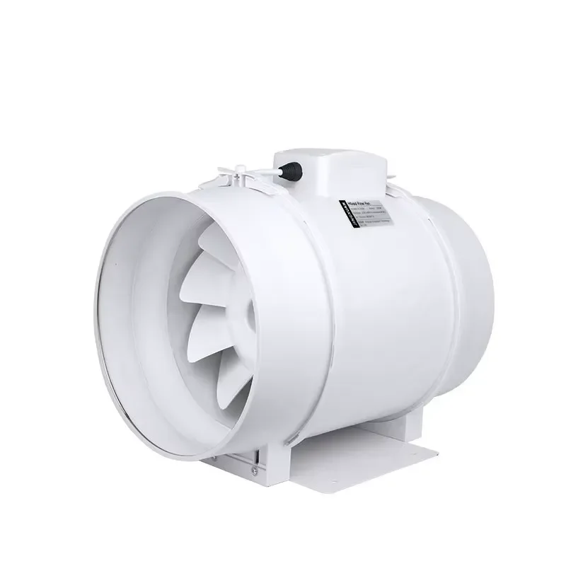AC Mixed Flow Duct Fan Low Noise Kitchen Exhaust Fan Toilet Whole-house Fan Round Duct Fan4