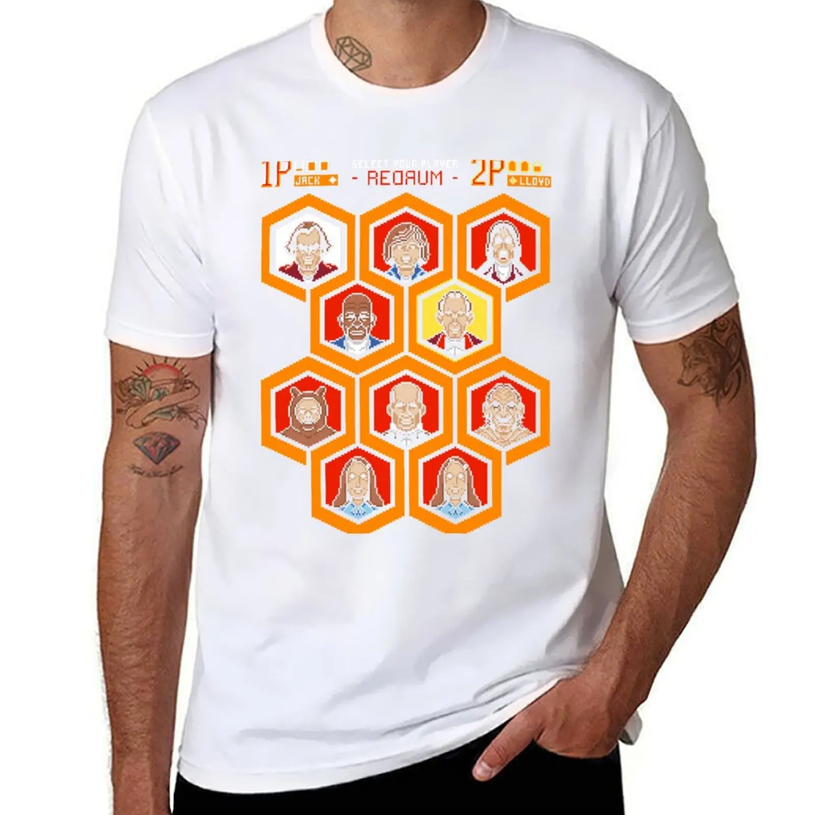 

8 Bit Shining T-Shirt man t shirts graphic t shirts for man slim fit T-Shirt
