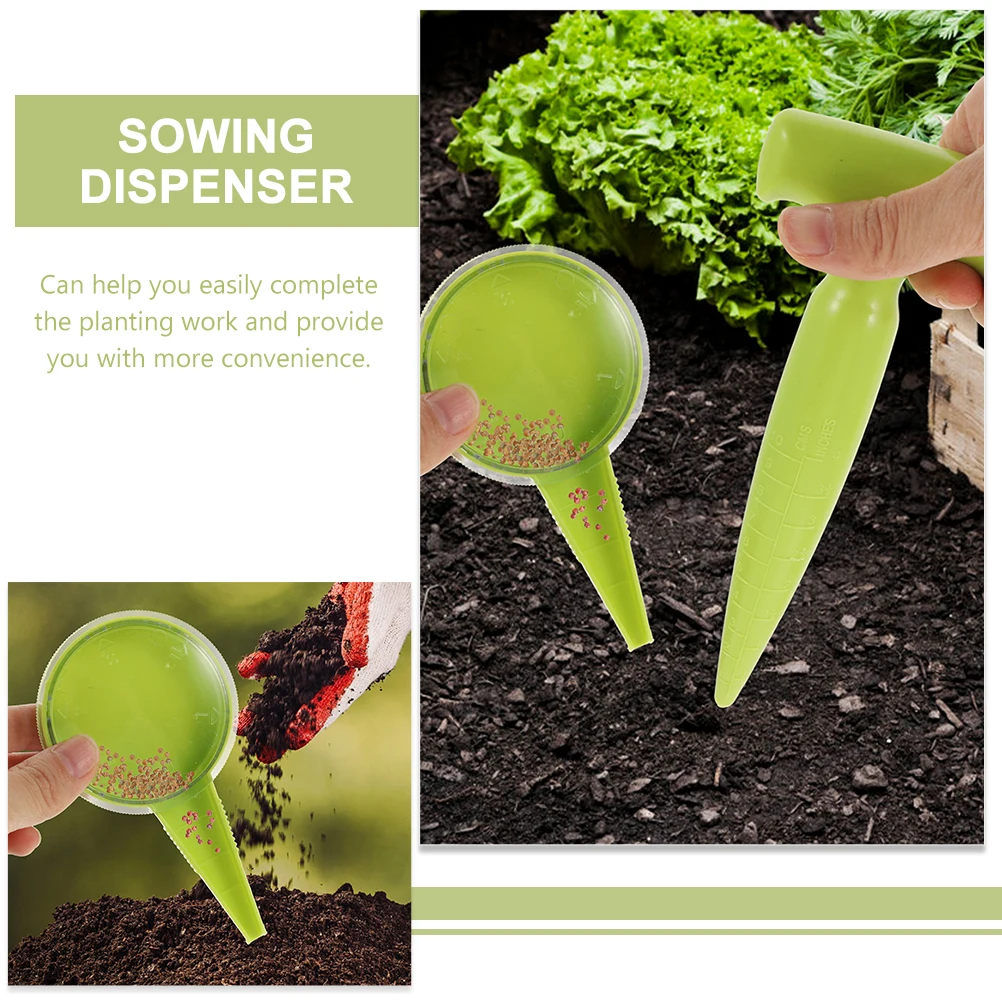

1 set Portable Plastic Garden Planter Tool Set for Sowing Dispenser Lightweight Durable Gardening Supplies