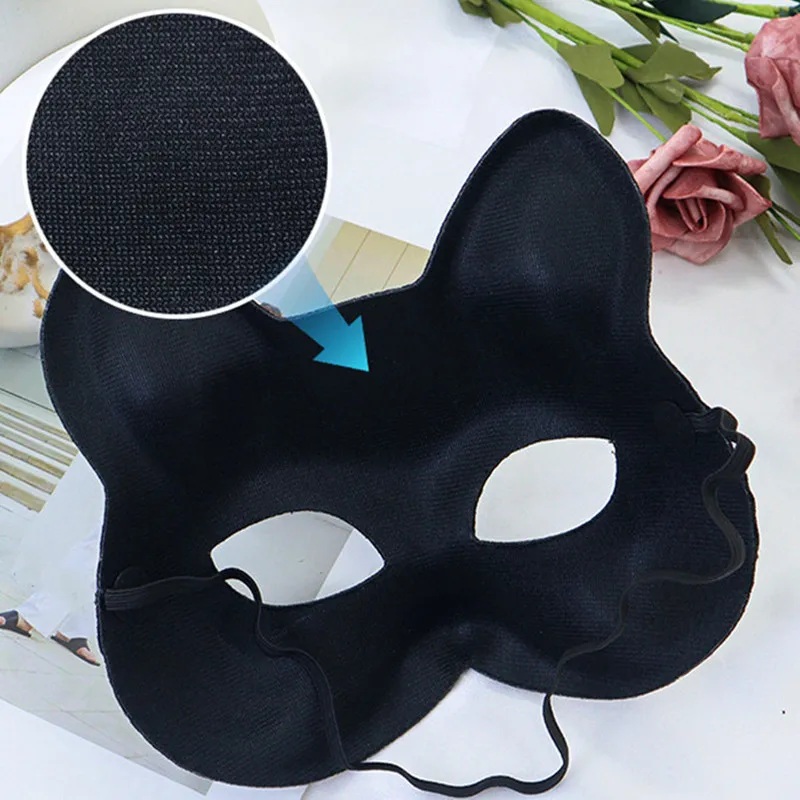 Sexy Adult Mask Role play Cat Mask Half Face Fox Animal Cosplay Sex Mask Halloween Party Mask Masquerade Ball Fancy Masks