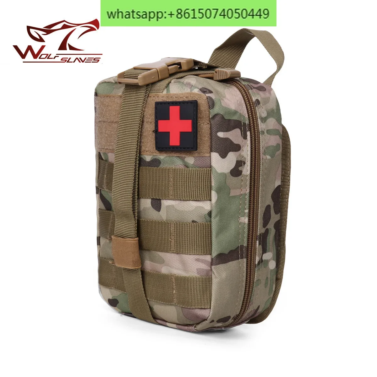 Camouflage Red Cross medical kit, first aid kit, field survival kit