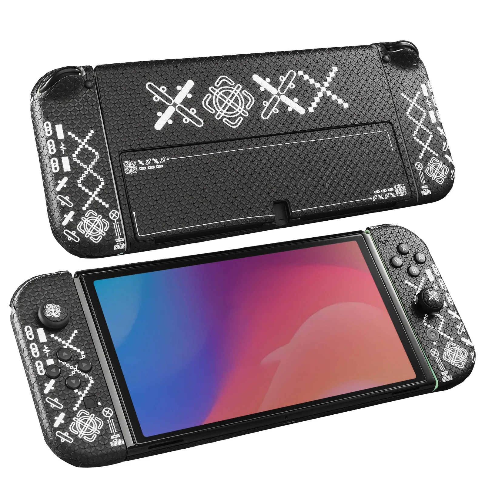

Anti slip sweat absorbing sticker for Switch Oled Skin Sticker Grip Texture Protective Decal Removable Switch Console SW OLED