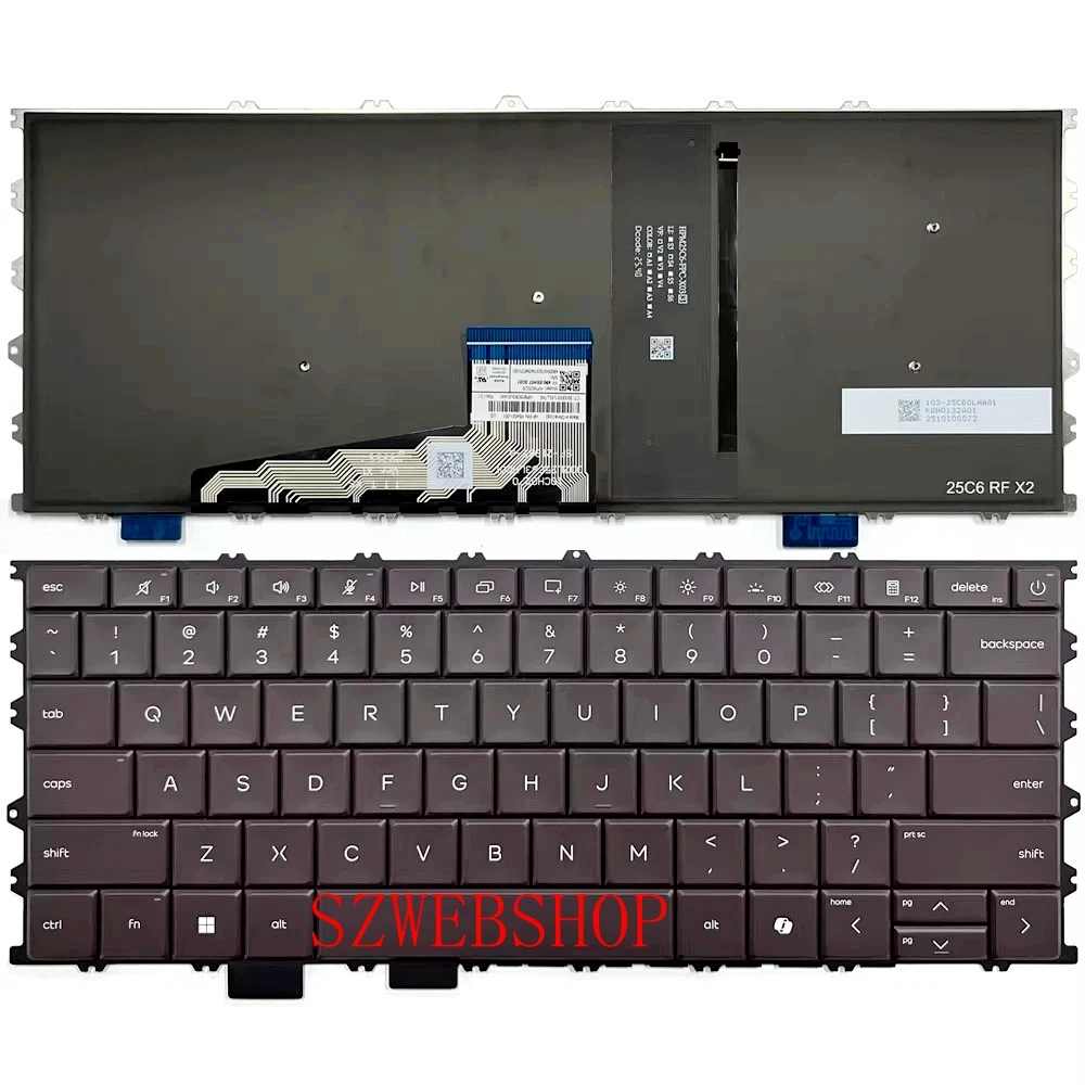 New Laptop For HP OmniBook X Flip 14 inch 2-in-1 14-kc 14z-kc US Keyboard with backlit