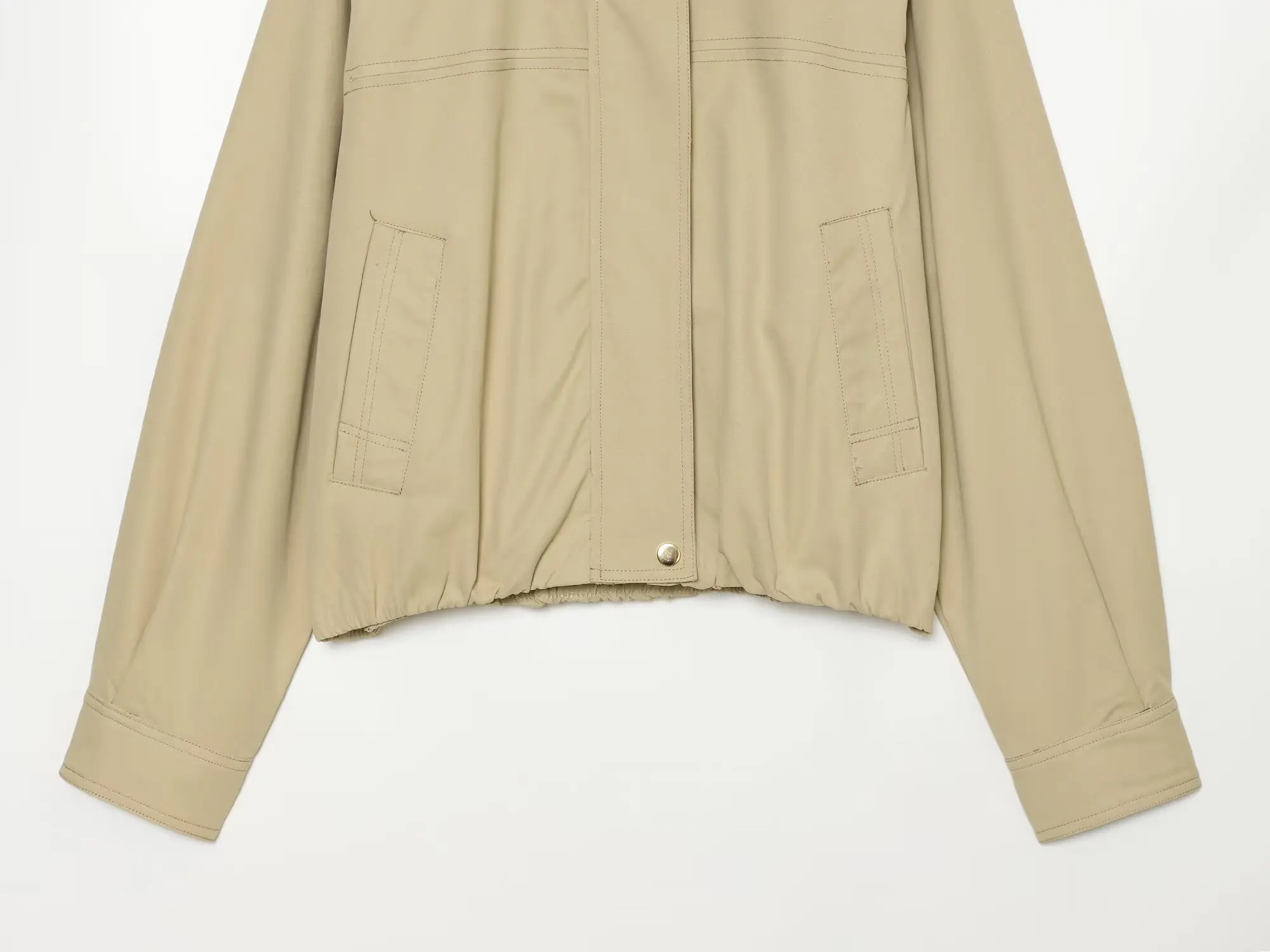KLKXMYT Damen Bomberjacke 2026 Neue Mode Leder Revers Reißverschluss Mantel Weibliche High-Street Langarm Neue Jacken ﻿ – Detail 8