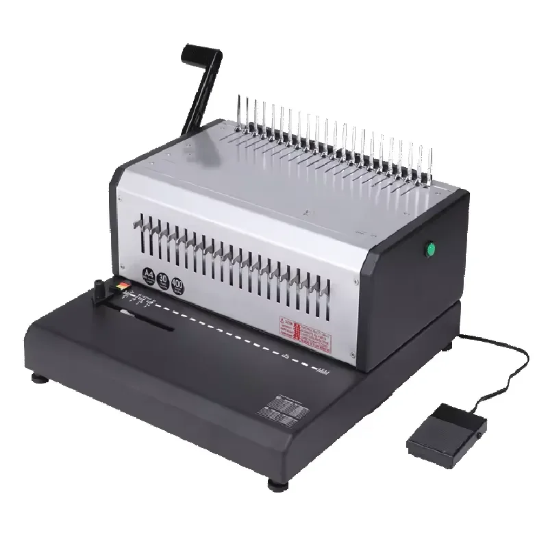 EB-30 Electric Comb Binding Machine with 21 Holes Spiral Machines