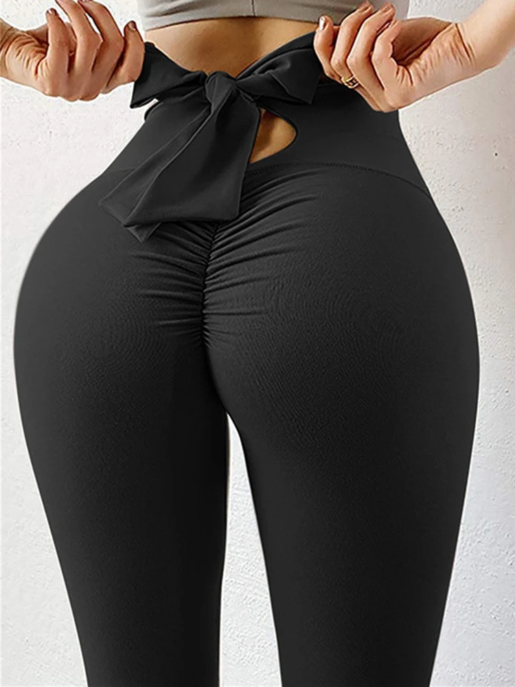 Leggings de ioga de cintura alta para mulheres, leggings de ginástica, calças esportivas, corrida, fitness, levantamento do quadril, exercício