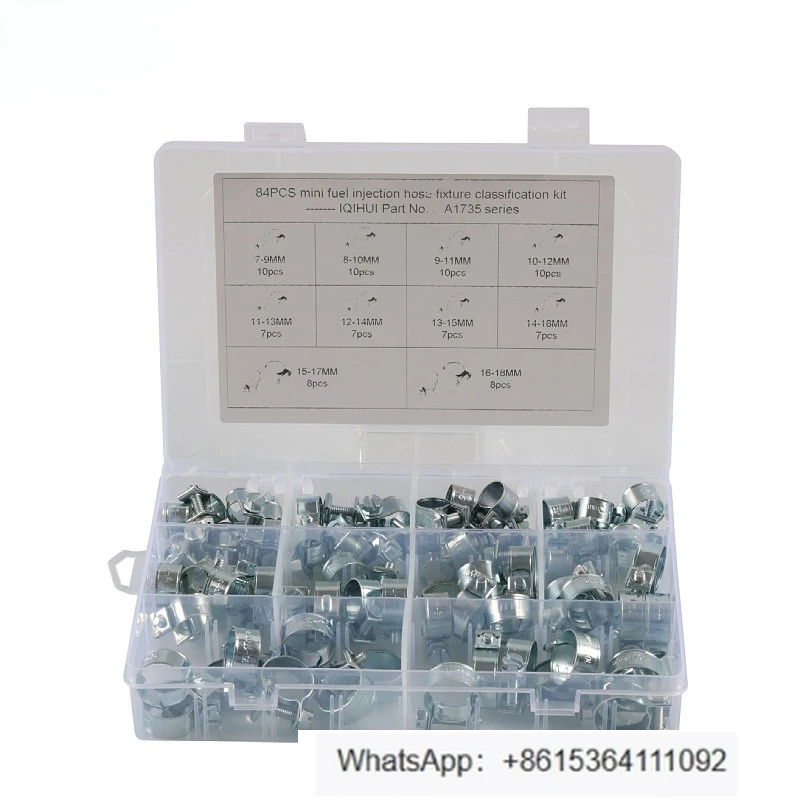 

Набор из 84-х шт., мини-зажим, зажим для топливного шланга, зажим для воздушной трубы