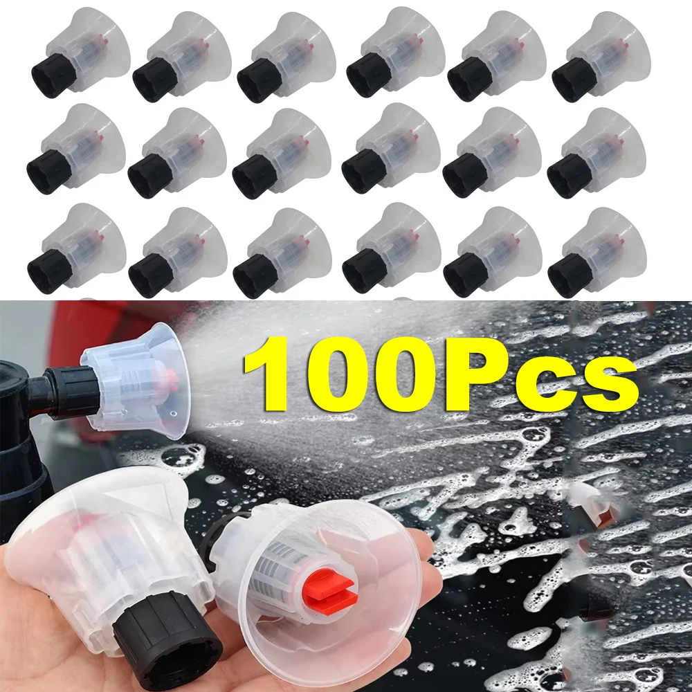 Car Washing Foam Nozzle Auto Hand Operated Pump Foam Sprayer Replaceable Accessories Household Car Wash Liquid Foam Spray Nozzle