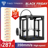 Twotrees SP-5 V3 3D Printer Metal frame Core XY FDM Hotbed PEI 350MM/s High Speed Color Printer Dual Z Axis Print PA/PC/PLA