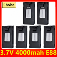 3.7V 4000Mah RC Drone Battery Accessory For Ls-E99 E99S E88 e88S E88EVO E525 Mini Uav Drone Battery Special Rc Part 2/4/6/8Pcs