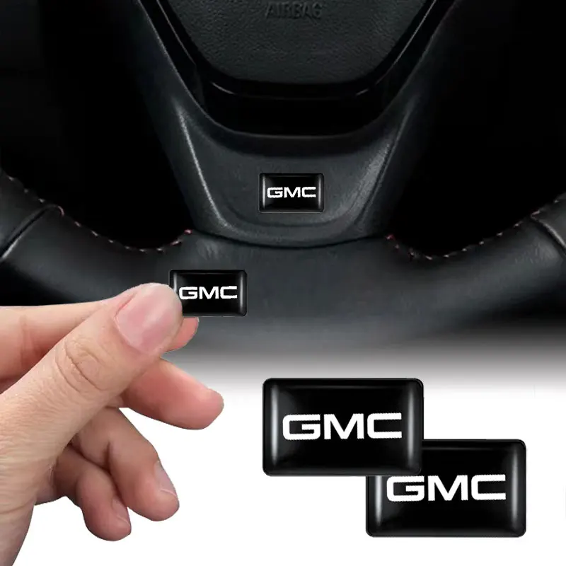 

10 шт. 3D-наклейки на руль автомобиля, аксессуары для GMC Terrain, Sierra 1500, Yukon, Acadia, Savana, Hummer, Granite, H3, Jimmy