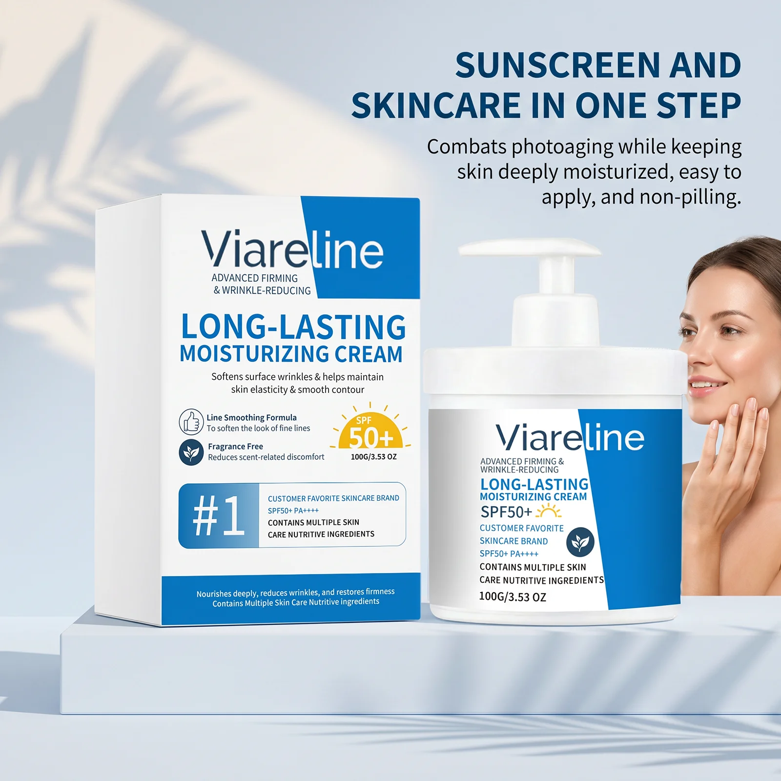 Viareline SPF50+ Nemlendirici  - Face Moisturizer Spf incelemesi ve fiyatı
