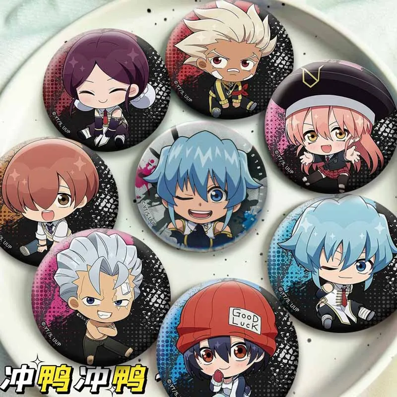 Anime Peripheral Undead Unluck Soft Button Pins Cartoon Role Aunty Fuuko Izumo Akira Kuno Brooch Cosplay Badge Accessories Gifts