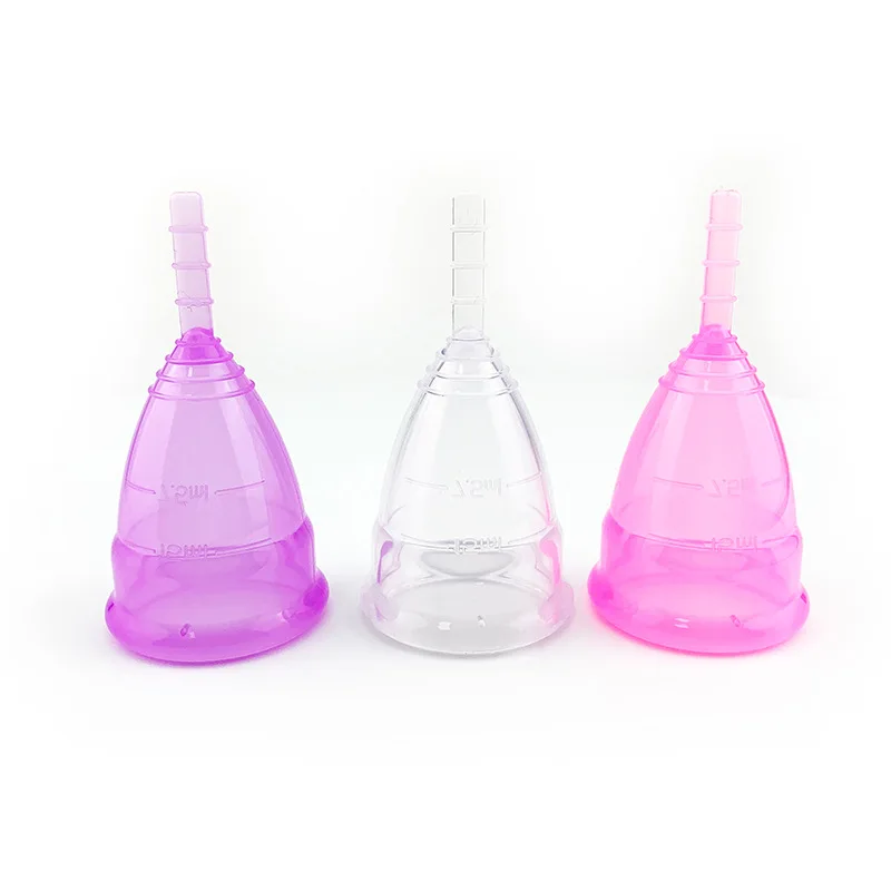 Copa Menstrual para mujer, vaso de higiene femenina, de silicona 100%, reutilizable, 1 piezas