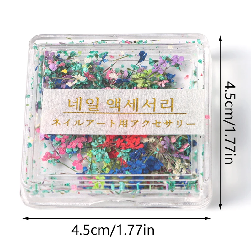 Nail Art DIY Dekorationen japanischen Stil Gel getrocknete Blume für Nägel Kunst Schmuck Charms Blume Schönheits salon Dekoration