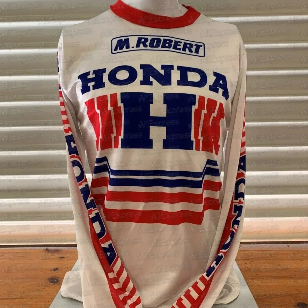

Honda Summer Moto Cycling Event Uniform Men Women Motorcycle Racing Enthusiasts Long Sleeved Tee Motocross Breathable Jersey