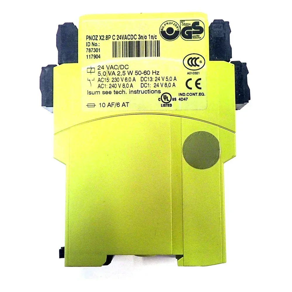 For Pilz PNOZ X2.8P 787301 24V Safety Relay Module in Box