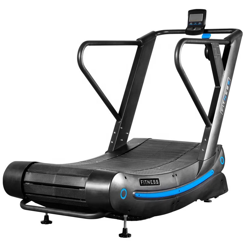 Professional Commercial Mechanical Magnet Resistance Self Generating Unpowered Curve Treadmill