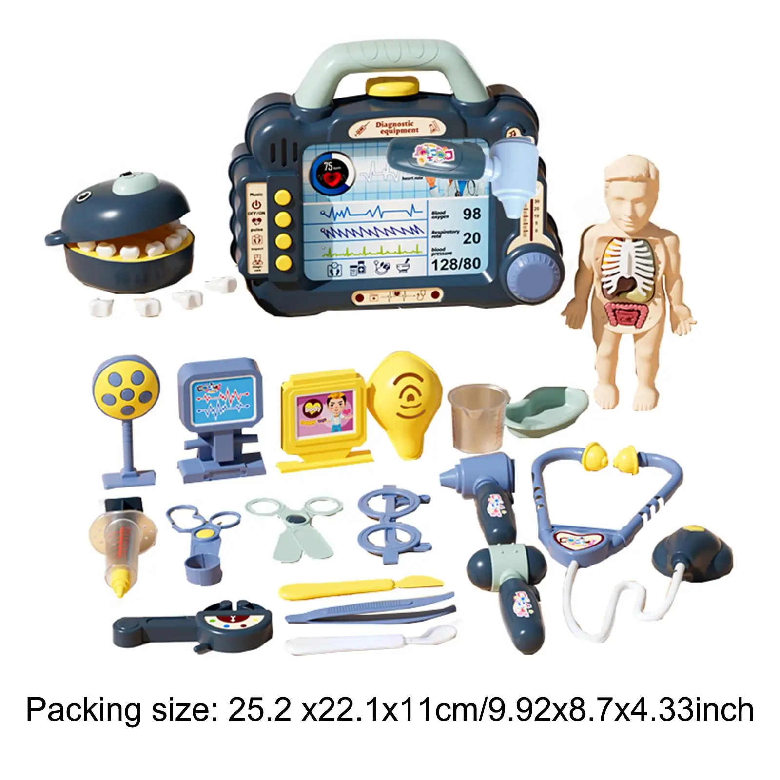 مجموعة ألعاب الطبيب للأطفال، لعبة تعليمية دقيقة للمهارات الحركية التنموية