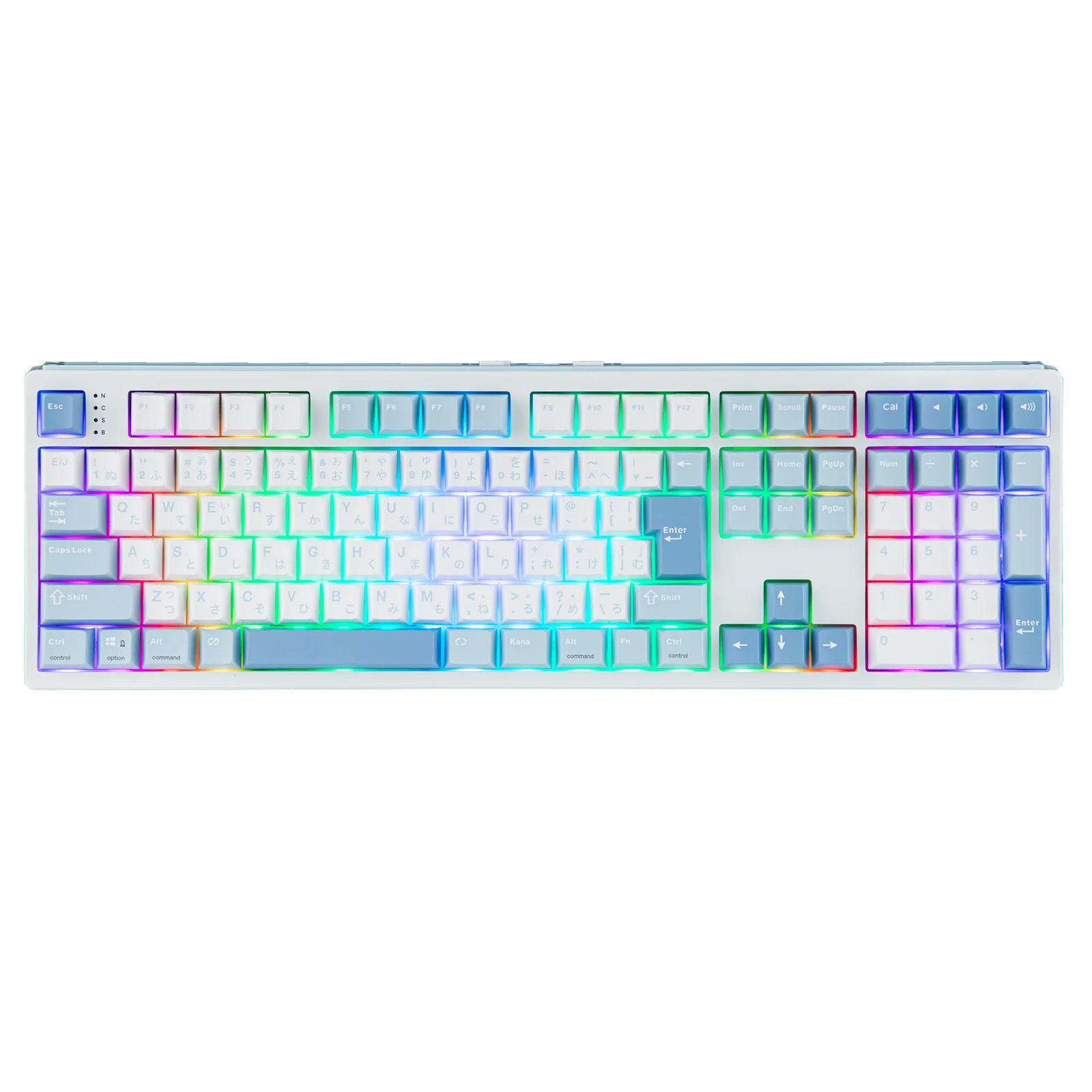 Japanese Version EPOMAKER TH108 JIS Layout 100% Sized Gasket Wired/Bluetooth/2.4Ghz Wireless NKRO Mechanical Keyboard Long-Lasting 8000mAh