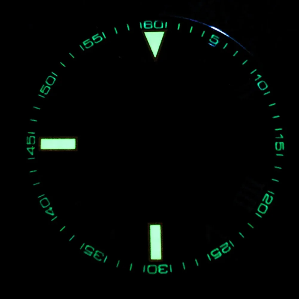 29MM Green Luminous Roman Numeral Watch Dial Fit NH35 NH35A Movement Watch Parts