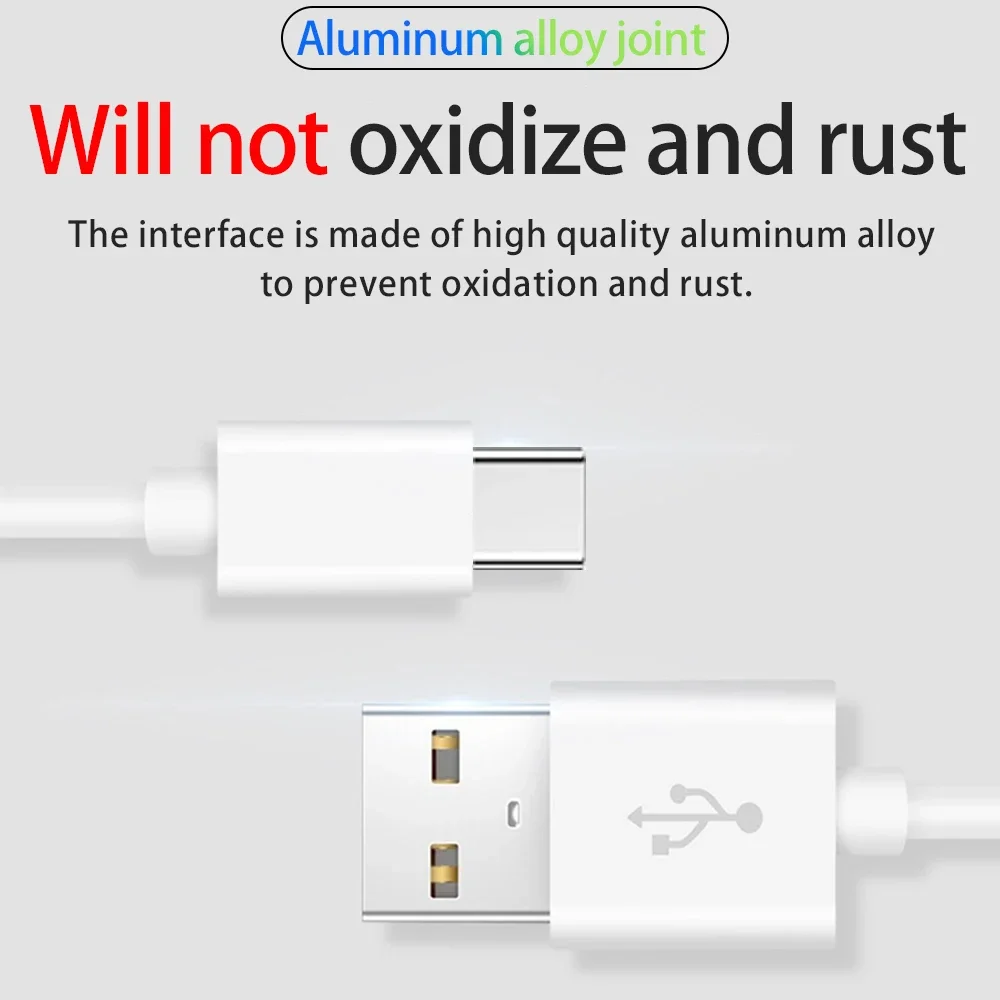 【Fast Delivery】1M 2M 3M 5M 8M 10M Long USB Type C Charger Cord USB C Cable Charging Data Cable For Phones PC Camera Monitors
