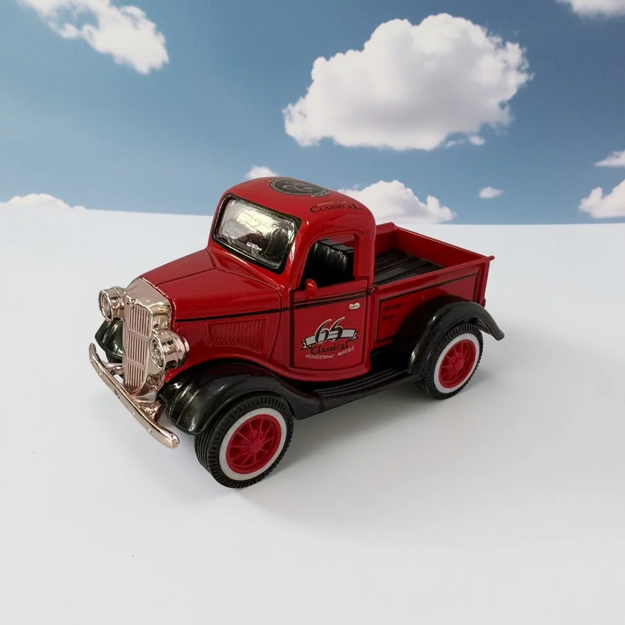 Sound Light Ford Pickup Diecast Alloy Car Model Collectible Toy for Children