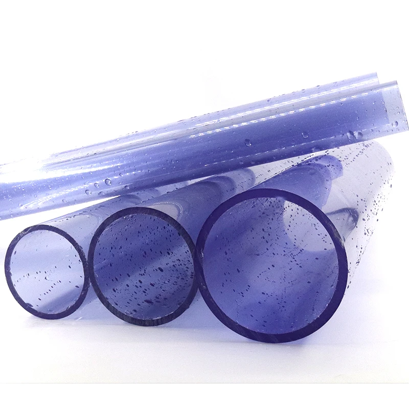 2pcs O.D.16/18/20/25/32～315mm Transparent Blue Watering Hoses UPVC Pipe Aquarium Fish Tank Tube 25/50cm Length GARDEN HOSE