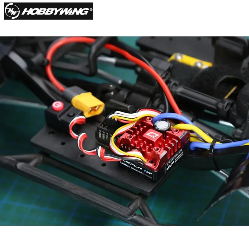 Hobbywing QuicRun ESC 1:10 1/8 aggiornamento 1080 G2 Crawler Brush spazzolato WP 80A regolatore di velocità elettronico