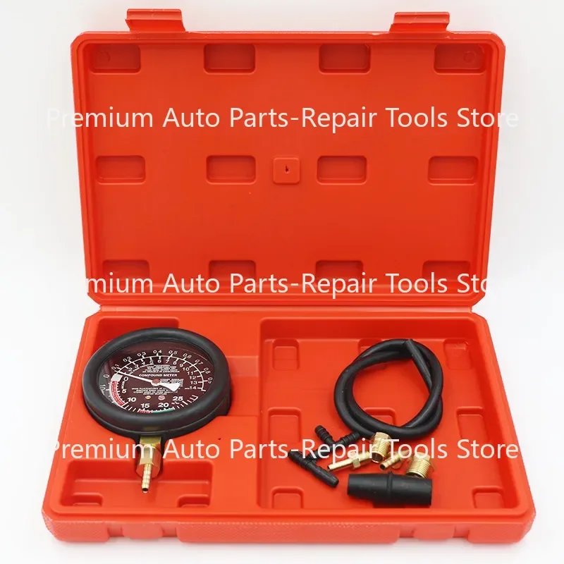 

Automotive Vacuum Pressure Gauge TU-1 Vacuum Pressure Gauge Tester Positive and Negative Pressure Detection Instrument Repair To