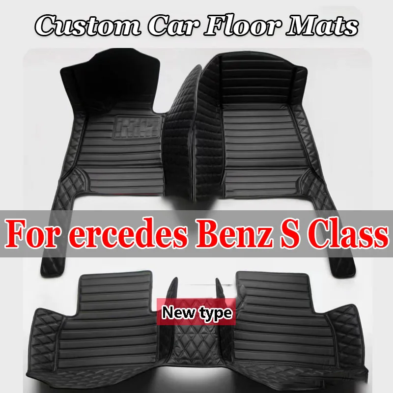 

Customized Car Floor Mats for Mercedes Benz S Class W222 5 Seat 2014-2020 Year Interior Details Accessories
