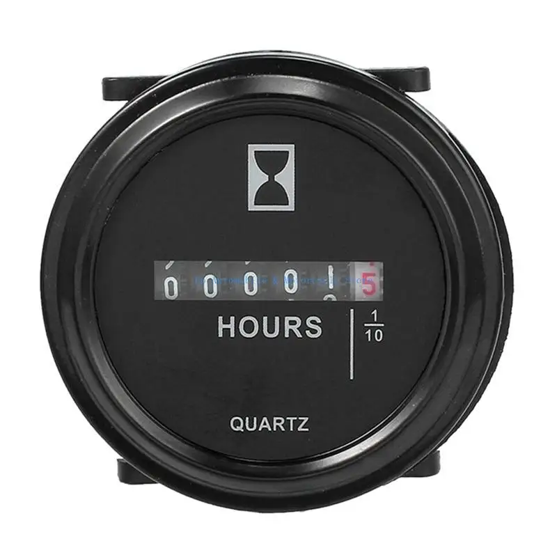 

270e для 6-80V Цифровой часовой метр Hourmeter Marine для лодочного двигателя 2-дюймовый круглый