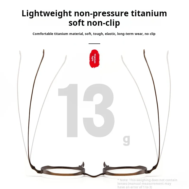YIMARUILI Ultra-light Retro Round Men's Glasses Fashion Titanium Women Eyewear Small Size Optical Prescription Eyeglasses Frame view 6