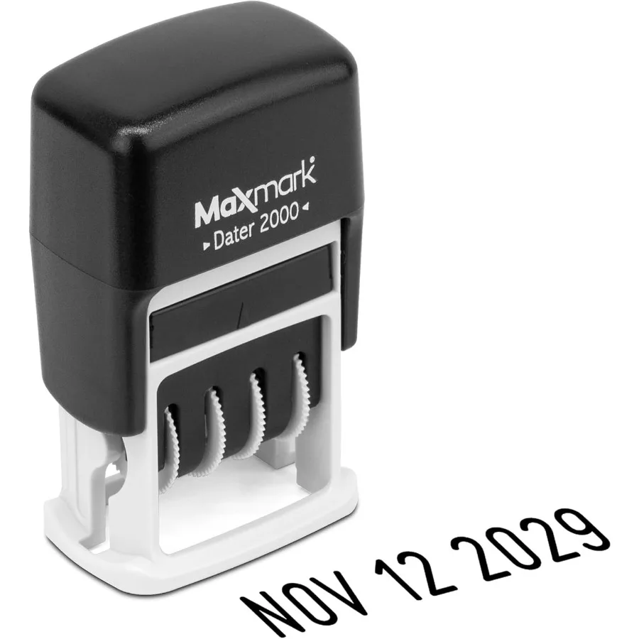 

Штамп даты 2000 года, самокрасящийся, черный
