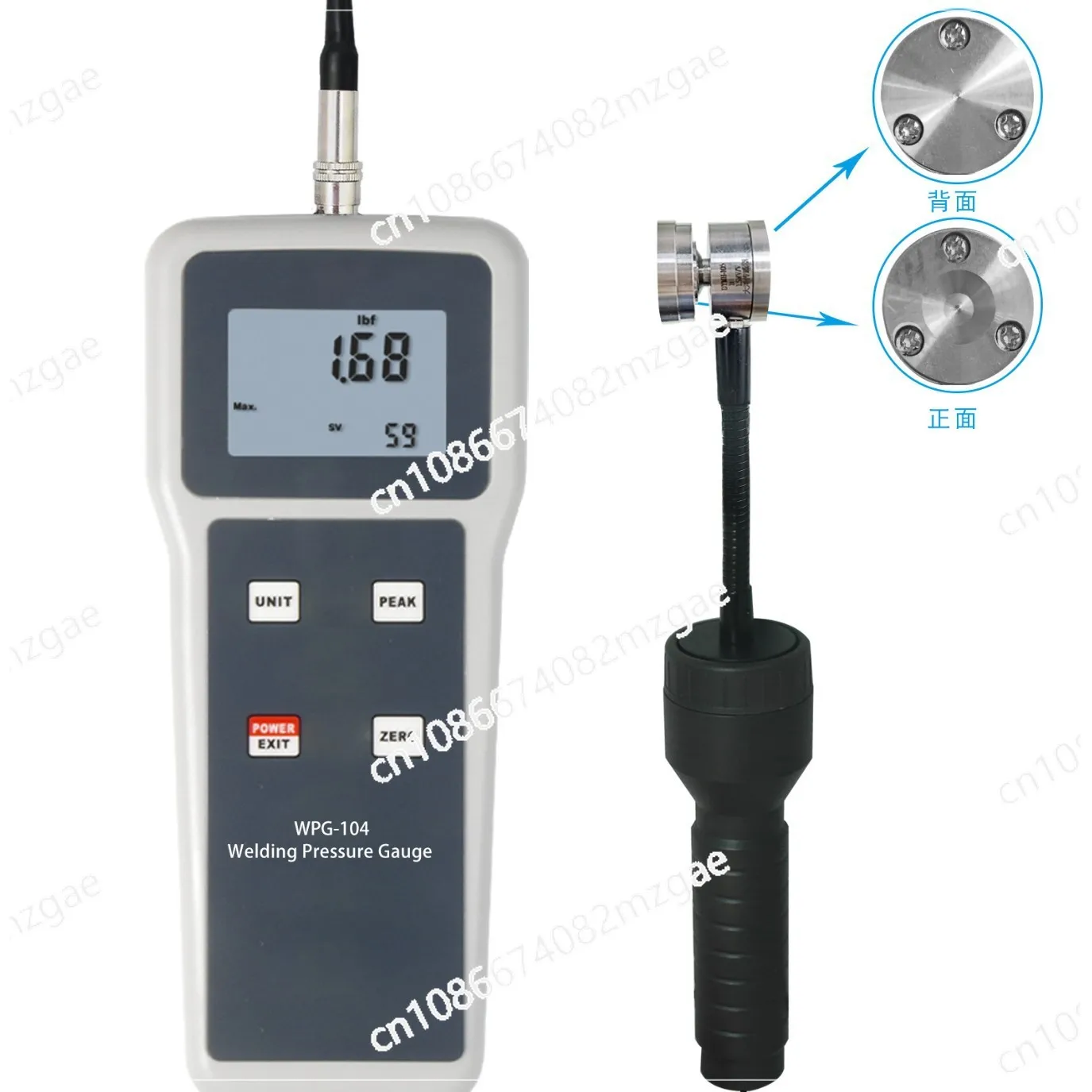 Resistance Welding Stress Tester Spot Welding Machine Clamp Pressure Tester Pressure Gauge